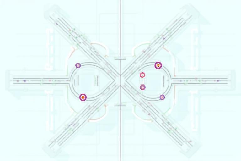 Diagram showing traffic flow analysis